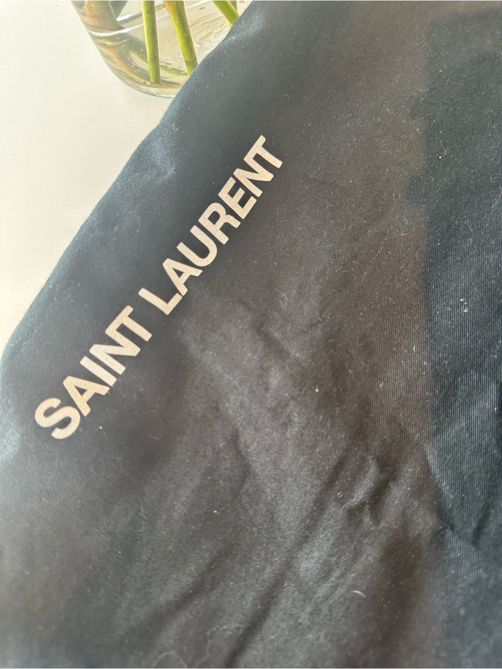 Saint Laurent Black Quilted Leather, LouLou Medium with Silver YSL Hardware: - Picture 8 of 8